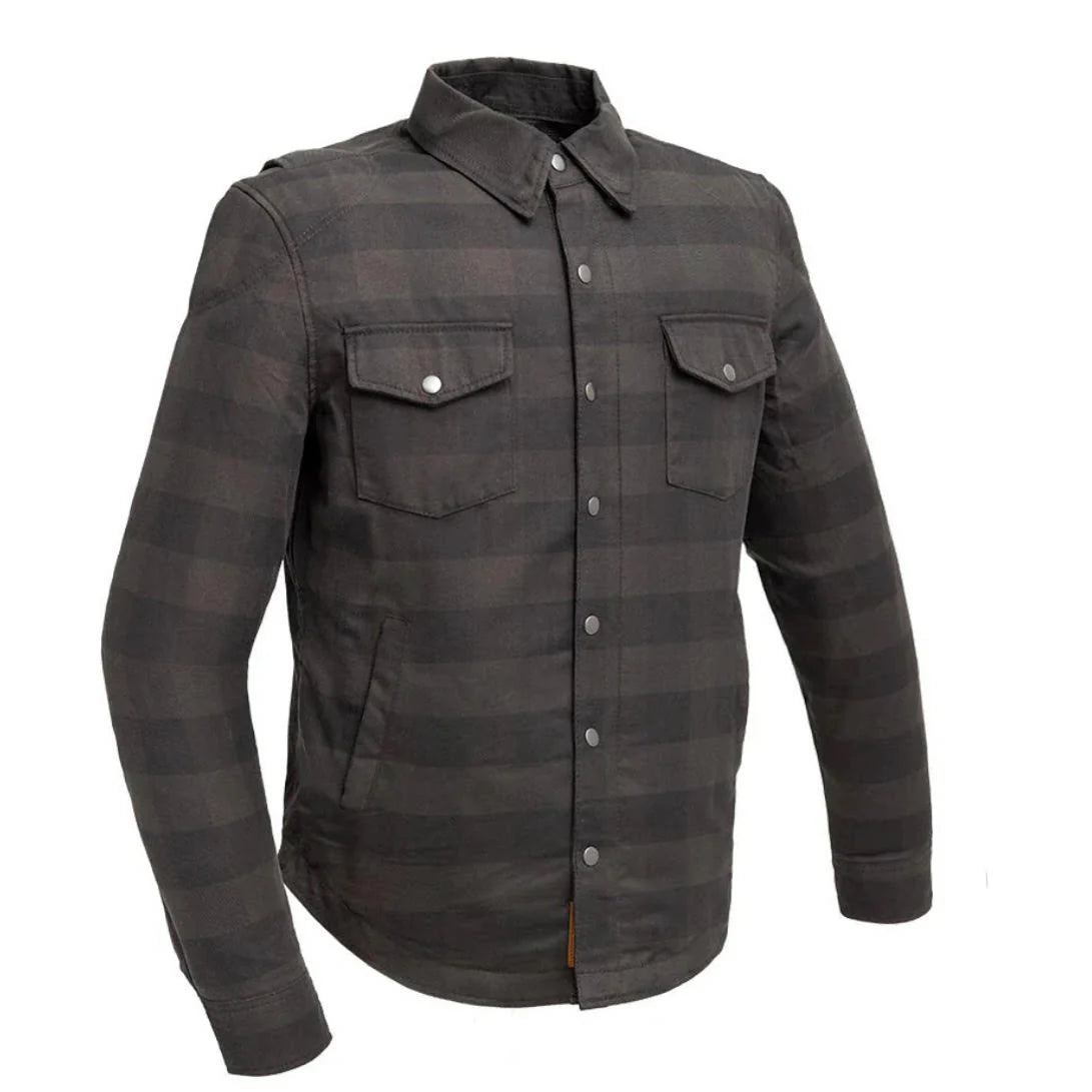 Maverick Men's Motorcycle Flannel Shirt
