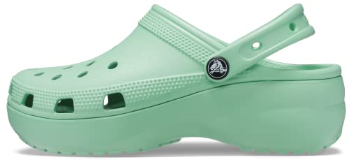 Crocs Women's Classic Platform Clog, Jade Stone, 8