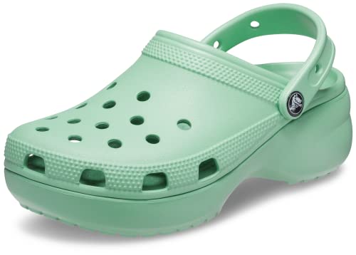 Crocs Women's Classic Platform Clog, Jade Stone, 8