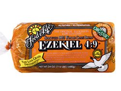 Food for Life - Ezekiel 4:9 Bread, Sprouted Whole Grain Bread, (Vegan, High Fiber & Sprouted Grains), Buy SIX Loaves and SAVE, Each Loaf is 24 Oz (Pack of 6)