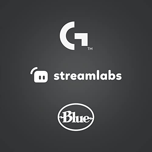 Logitech for Creators Blue Yeti Game Streaming Kit with Yeti USB Gaming Mic, Blue VO!CE Software, Exclusive Streamlabs Themes, Custom Blue Pop Filter, PC/Mac/PS4/PS5