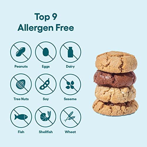 Gluten-Free Cookies by Partake Foods – Delicious Cookies Variety Pack | Vegan Snacks, Non-GMO, Allergy-Friendly Ingredients | No Peanuts, Soy, Dairy, Tree Nuts | Safe School Snack for Kids (5.5oz, 3 packs)