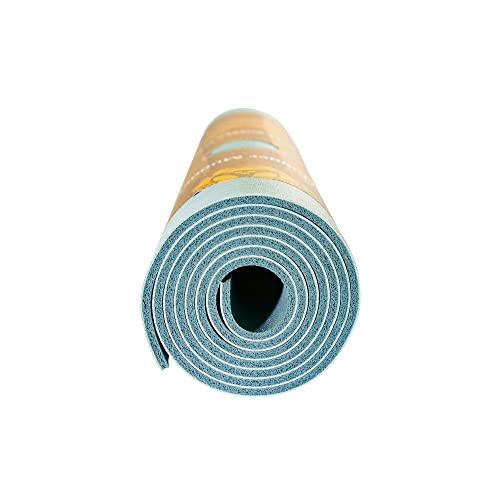 Hugger Mugger Para Rubber Yoga Mat - Natural Rubber, Great for Slippery Hands and Feet, Dual Sided, Extra Cushion, Yoga Teacher Favorite