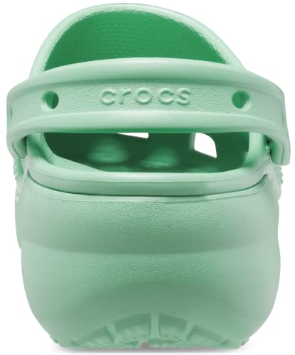 Crocs Women's Classic Platform Clog, Jade Stone, 8