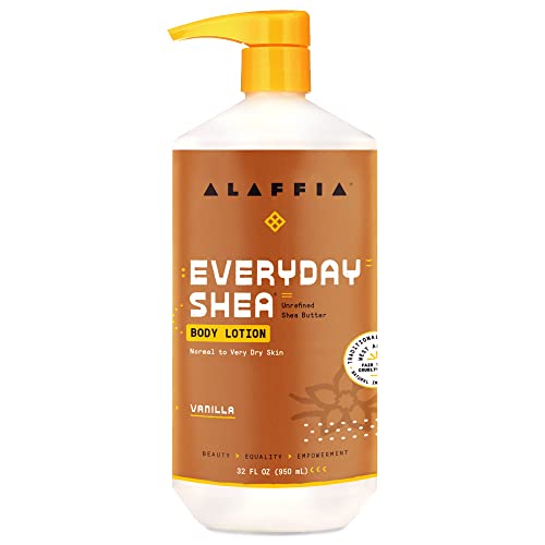 Alaffia Body Lotion, Vanilla, 32 Oz