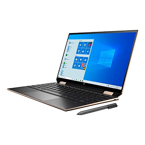 HP Spectre x360 GEM Cut 13.3" FHD Touch Laptop, Intel i7-1065G7, 16GB RAM, 512GB SSD, Bang & Olufsen, Fingerprint Reader, Stylus, Nightfall Black, Win 10 Pro, 64GB TechWarehouse Flash Drive