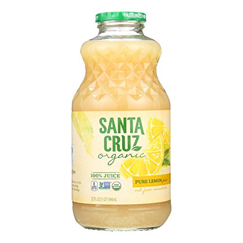 Santa Cruz Organic Pure Lemon Juice - Case of 12 - 32 Fl oz.