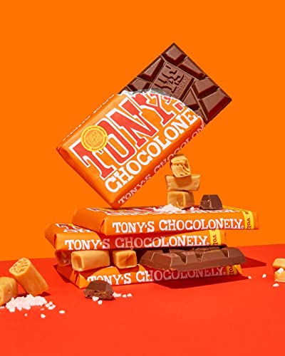 Tony’s Chocolonely Milk and Dark Chocolate, 6.35 Oz Variety Pack | Pack of 6